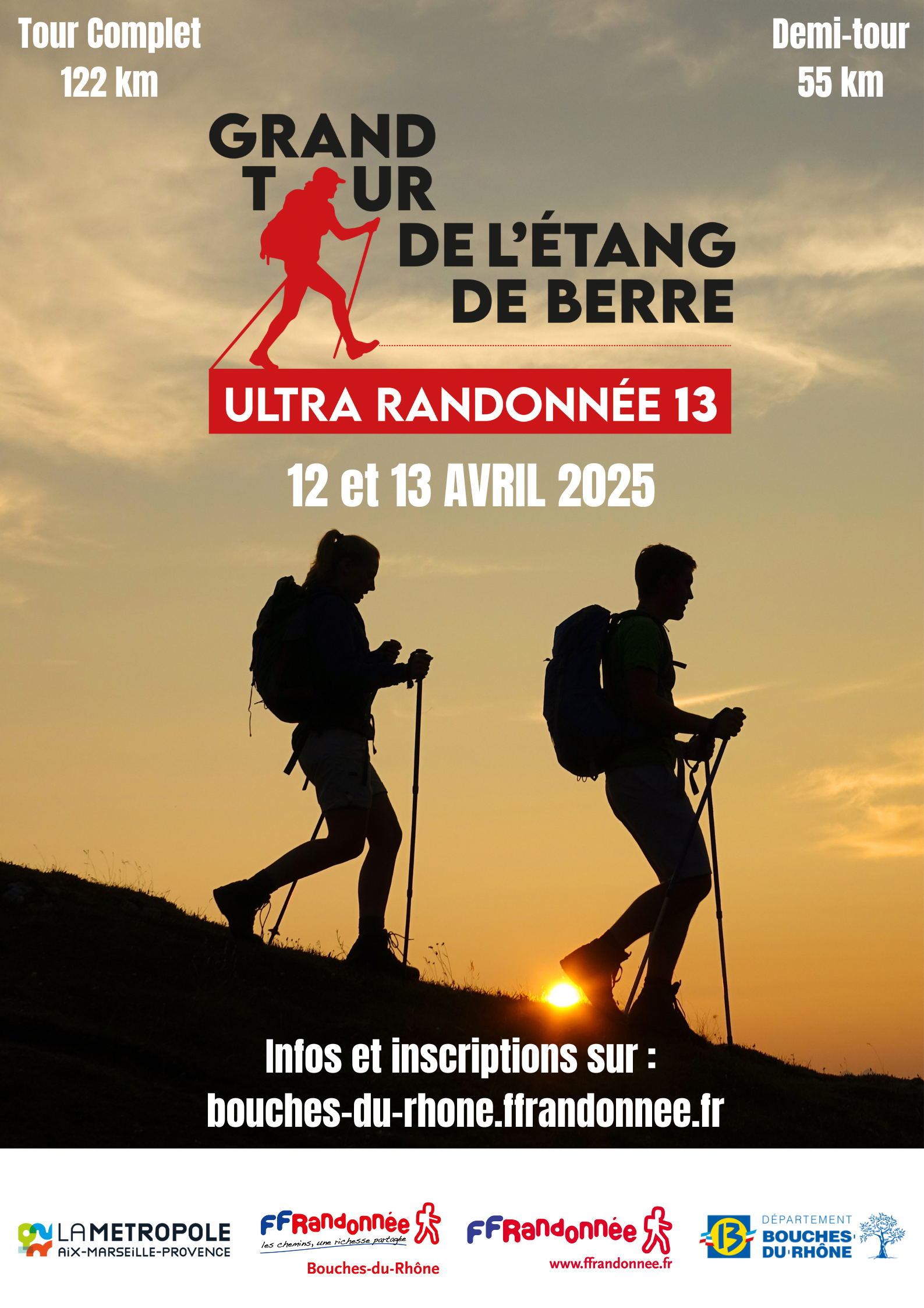 Ultra randonnee : tour de l’etang-de-berre