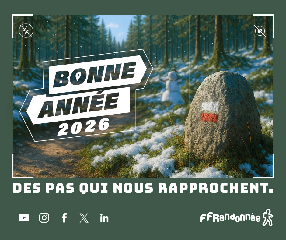 L&rsquo;ensemble des benevoles et salaries de la ffrandonnee 13 vous souhaite de tres belles fêtes de fin d&rsquo;annee !